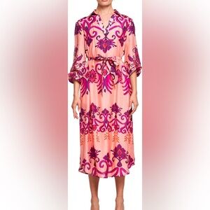 Ulla Print Midi Dress